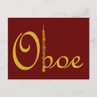 Guld Oboe Vykort
