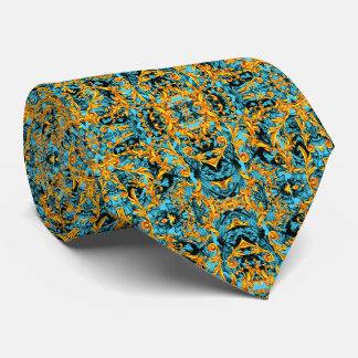 GULD OCH AQUA ITALIAN BAROQUE PRINT MANAR SLIPS