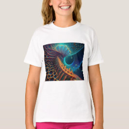 Guld och Blå Fern T Shirt