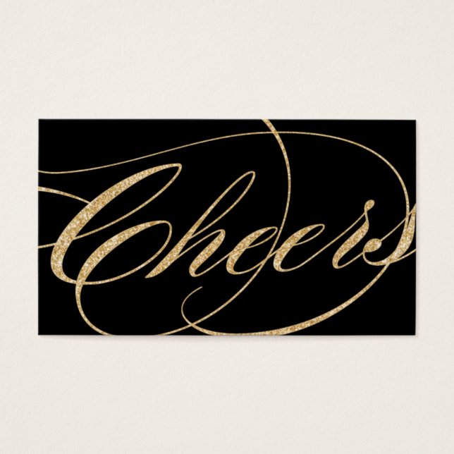 Guld och Black Drink Biljett - Förpackning om 100 (Framsidan)