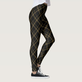 Guld och Black Elegant Play Leggings