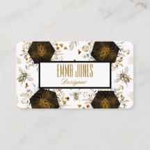 Guld och Black honey Bee