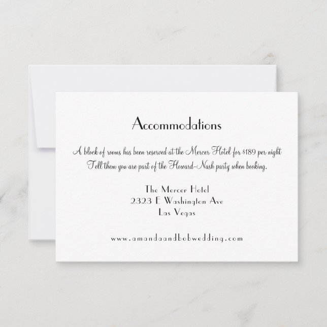 Guld och Black Vegas-destinationer Inbjudningar (Framsida)