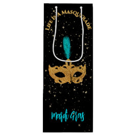 Guld och Blue Mask Mardi Gras Party