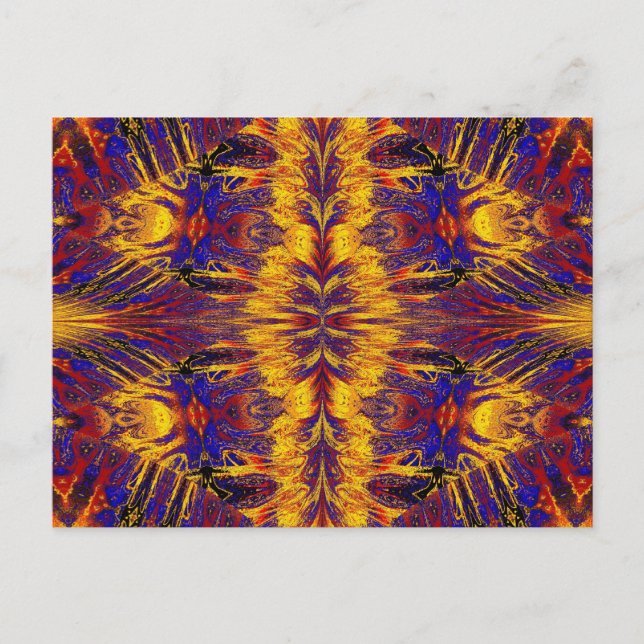 GULD OCH BLUE NASMA 4 VYKORT (Framsida)