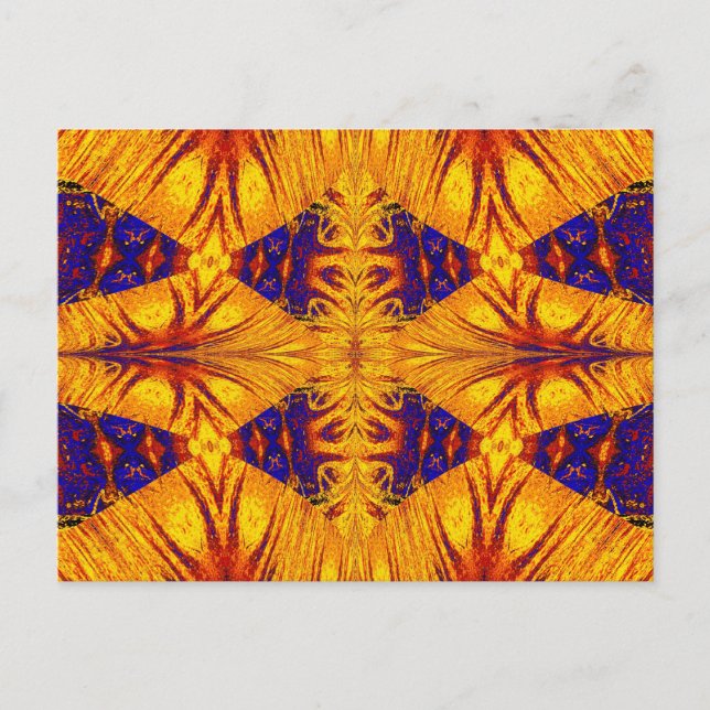 GULD OCH BLUE NASMA 7 VYKORT (Framsida)