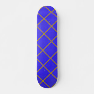 Guld och Blue Skate Board