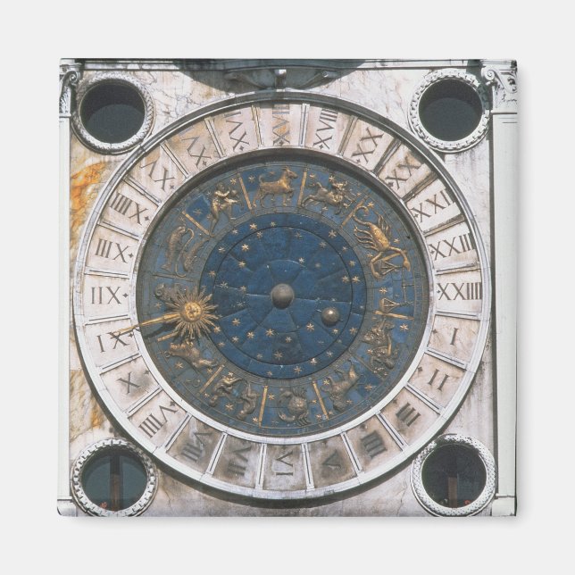 Guld och emelklockan ansikte, en utformning som Mo Magnet (Framsidan)