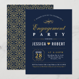 Guld och flottan | Inbjudan till Förlovningsfest a