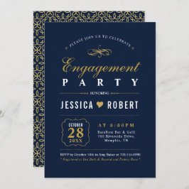 Guld och flottan | Inbjudan till Förlovningsfest a