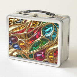 Guld och Gems Beauty #621 - Metall Lunchbox