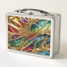 Guld och Gems Beauty #624 - Metall Lunchbox