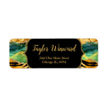 Guld och Grönt Safari Agate