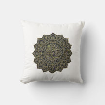 Guld och marina mandala