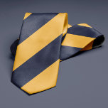 Guld och marinblått Rand Slips<br><div class="desc">Snyggt nautisk rand mönster i fet och klassisk färg-perfekt för kontoret eller en nattstad i närheten.</div>