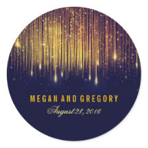 Guld och marinen Ljus Bröllop