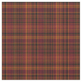 Guld och Red Play Fabric Höst färger Mönster Tyg