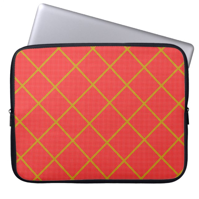 Guld och Röda Laptop sleeve (Framsidan)