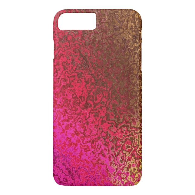 Guld och Rosa Shimmer Case-Mate iPhone Skal (Baksida)
