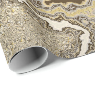 Guld och Sandstone Egg Presentpapper