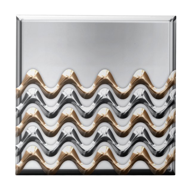 guld och silver kakelplatta (Framsidan)