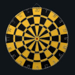Guld och svart darttavla<br><div class="desc">Guld och svartpilen stiger ombord</div>