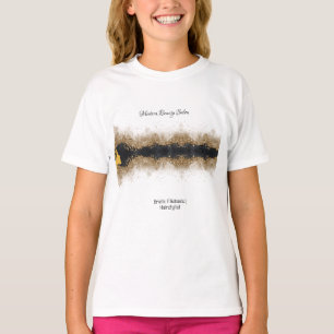 Guld och svart Frisörsalong T Shirt