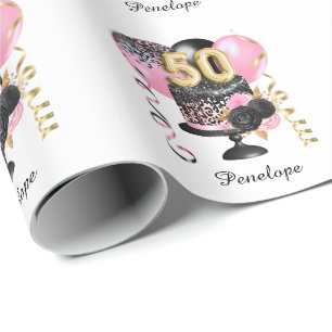 Guld och Svarta kummeln 50:e födelsedagen Namn Presentpapper