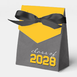 Guld och svarta schalkboard Studenten Gift Boxes Presentaskar