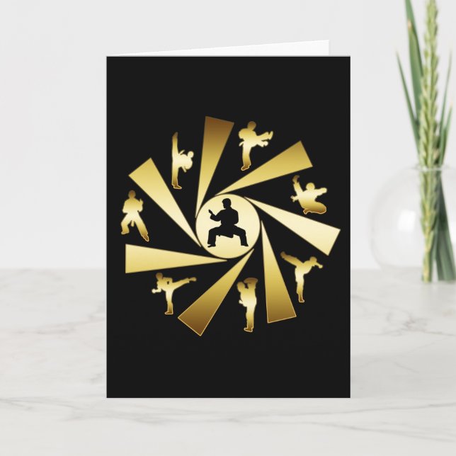 GULD- OCH SVARTKAMPSPORTAR KORT (Framsida)