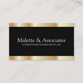 Guld- och svartvisitkortar visitkort