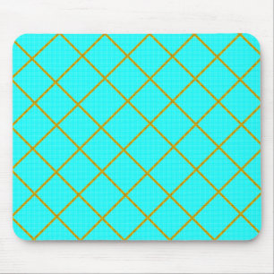 Guld och Turquise Mouse Pad Musmatta