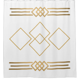 Guld och vit geometri