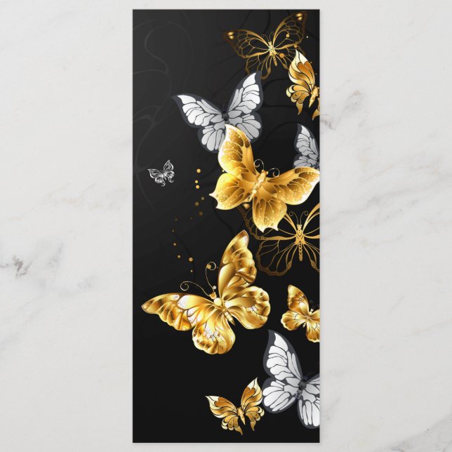 Guld och vita fjärilar program (Framsida)