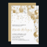 Guld och Vita Födelsedagsfest inbjudan<br><div class="desc">Snyggt guld och vitt temat födelsedagsfest inbjudan, oavsett ålder, med ett typsnitt av klassiskt vitt bakgrundsmönster och elegant, perfekt för honom eller henne. Inbjudan är lätt att personlig genom att ändra namn, datum, tid, dag, ställe och osa. Du kan enkelt ändra alla teckensnitt, stilar och färg genom att klicka på...</div>