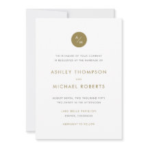 Guld och Vita minimalisternas moderna monogram Brö