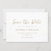 Guld och Vita vackra Elegant bröllop