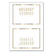 Guld och vitt - ortskort