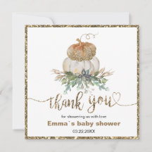 Guld och White Pumpkins Fall tack