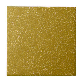 Guld Ochre Crackle Glaze Solid Färg Tile Kakelplatta