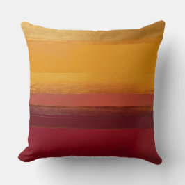 guld ochre och Marsala gradient Kudde