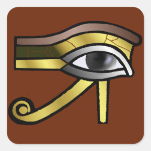 Guld- öga av den Horus klistermärken