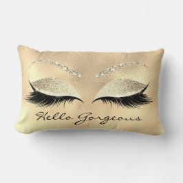 Guld Öga Makeup Lash Hej Gorgous Champaigne Lumbarkudde