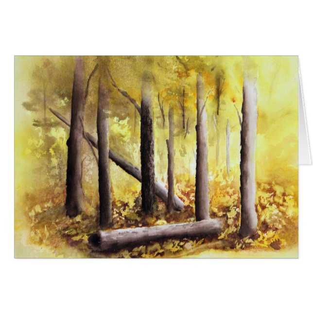 Guld- ögonblickskort hälsningskort (Framsidan Horizontal)