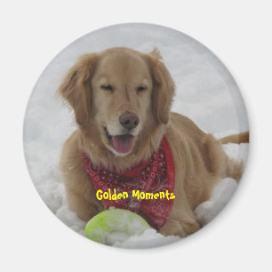 Guld- ögonblicksmagnet magnet