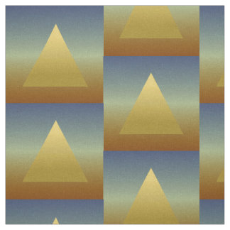 Guld- ökenpyramid tyg