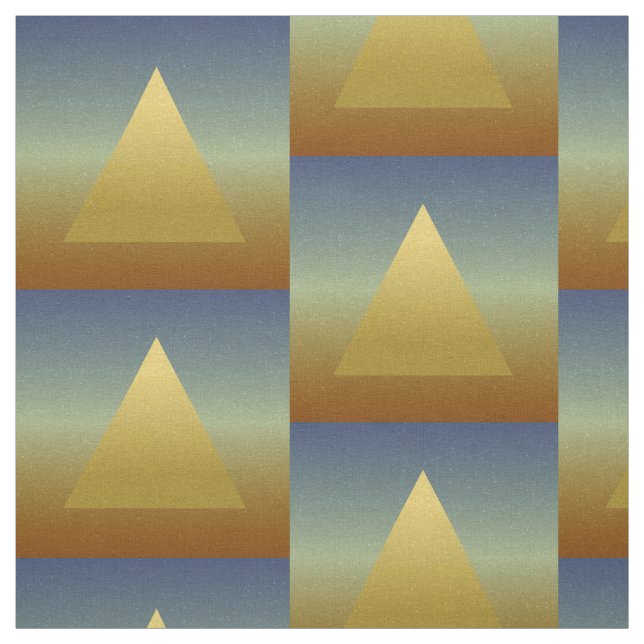 Guld- ökenpyramid tyg (Provkarta)