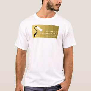 Guld Ombre & Målarrulle, Målare & Dekoratör T Shirt