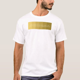 Guld Ombre Rand, Painter & Decorator Advert T Shirt