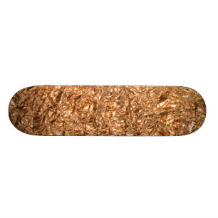 guld- omkullkasta old school skateboard bräda 21,6 cm